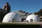 90' Steel Frame Structure Geodesic Dome Tents , Outdoor Festival Tent Celebratio