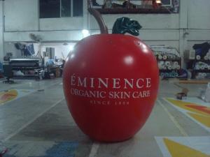 Wholesale 6ft High Apple Fruit Shaped Balloons For Exhibition Display , Inflatable Hanging Balloon from china suppliers