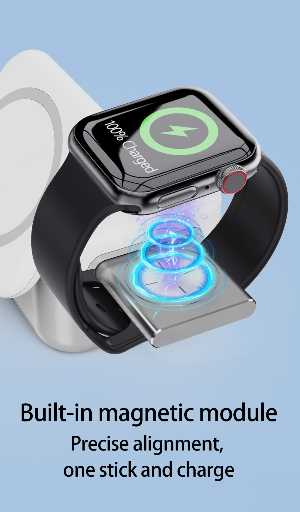 Name Multifunction Wireless Charger - Blue LED Light ≤6mm Transmission Distance