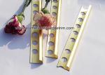 Curved Shine Gold Aluminium Tile Edge Trim 10mm x 2.44m / 2.5m / 2.6m