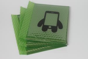 Wholesale green metallic bubble mailer 150*200+40mm gloss waterproof metallic bubble envelop for shipping from china suppliers