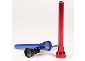 Wholesale Red Black Small Metal Tobacco Pipe , Hookahs Straight Tube 72mm Length from china suppliers