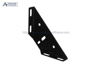 Wholesale High Strength Bed Frame Connectors , 2mm Metal Triangle Corner Brace from china suppliers