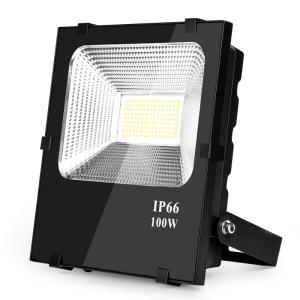 Wholesale Outdoor AL+Tempered Glass 100Watt Driveless LED flood light Black housing from china suppliers
