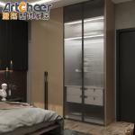 Artcheer Luxury Bedroom Furniture Walk In Closet Wardrobe Cabinets with European