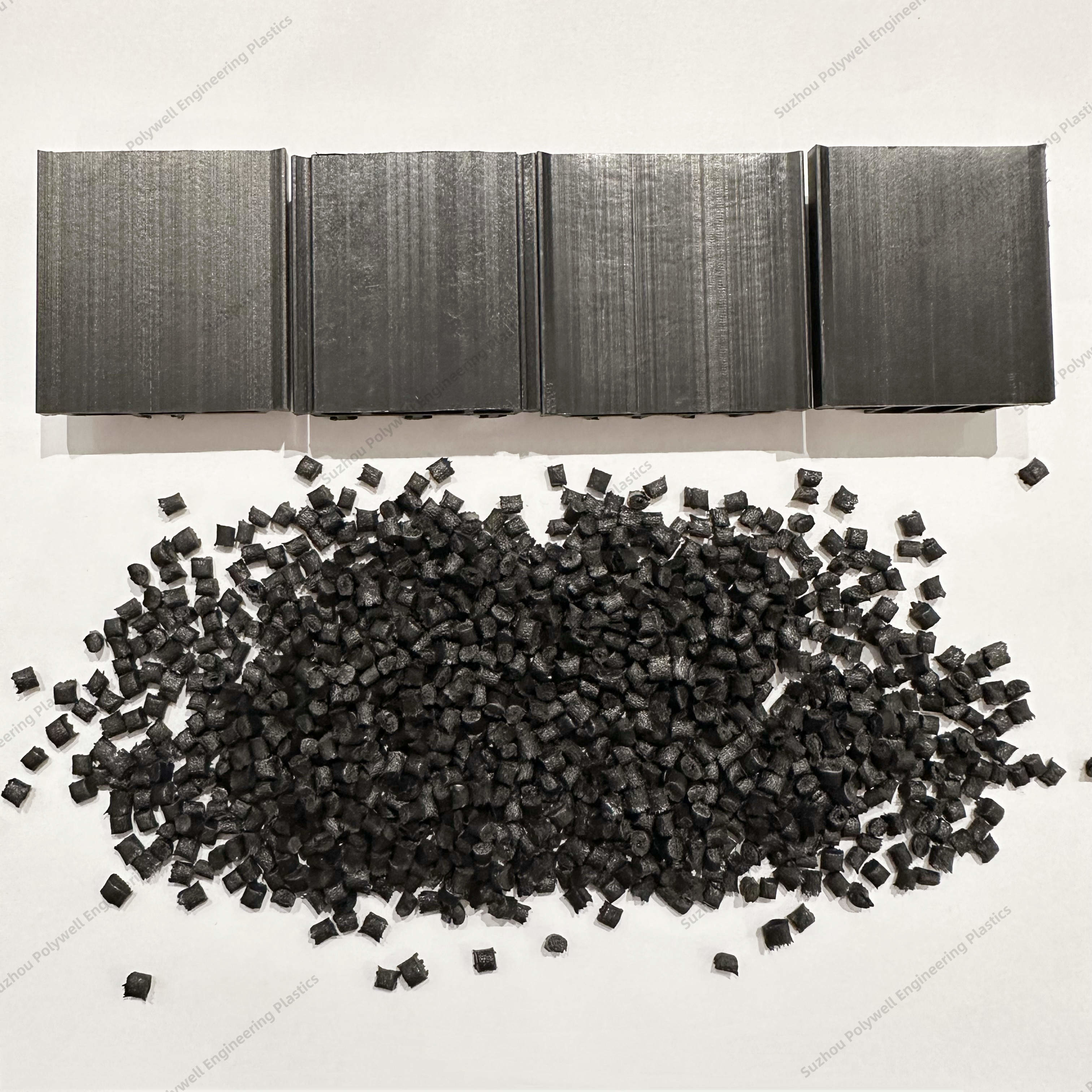 Glass Fiber Reinforced Modification Nylon PA66 Granules For Extrusion Bars Polyamide Granules