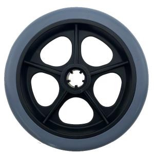 Wholesale Pu Tpr Pvc Plastic 6 Inch Wheelchair Caster Wheels , Lightweight Wheelchair Wheels from china suppliers