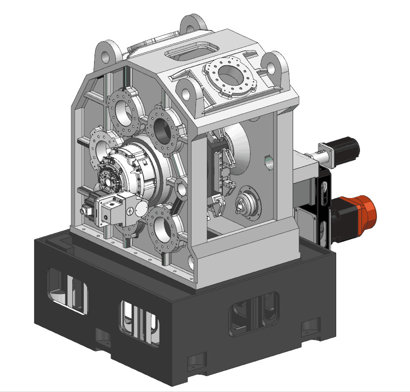 Steel and Iron Casting CNC Rotary Transfer Machine Multi Spindles