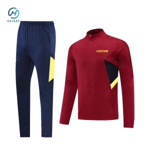 Wholesale Custom Soccer Jersey Personalized Football Training Tracksuit With Name &amp; Number Comfortable And Stylish Design from china suppliers