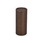 Sturdy Brown Embossing Cardboard Paper Tube For Essential Oil Packaging