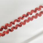 20KJ70 Christmas Metallic 2cm Sequin Ribbon Trim