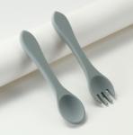 OEM ODM Silicone Forks And Spoons Sustainable For Baby Feeding