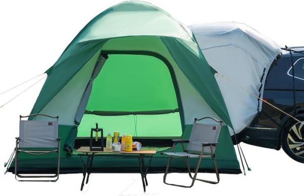 Outdoor 3*3*2.3M 4-6 Person Green Waterpoof PU3000MM Coated Polyester Fiberglass