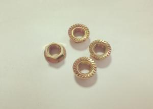 Wholesale Color Zinc Plated M10*1.25 Carbon Steel Serrated Hex Flange nuts from china suppliers