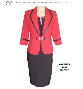 Wholesale Contrast color collar neck designs for ladies suit from china suppliers