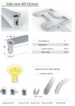 Multicolor LED Silicone Tube 24V 12V 20×20mm For Neon Light