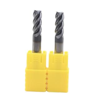 Wholesale 16mm Dia 16*45*16*100 AITiN Black Nano Coating 4 Flute Carbide Square End Mill For Steel Cast Iron from china suppliers