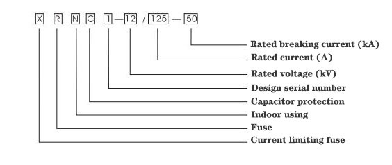 Model Xrnc High Voltage Current Limiting Fuse for Combination Electric Appliance