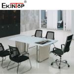SGS Black Glass Conference Table Enhance Professional Image Show Business Taste