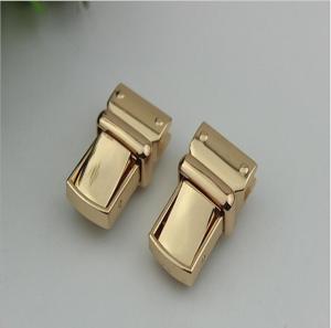 Wholesale Fashion bag make accessories light gold metal press locks for handbags from china suppliers