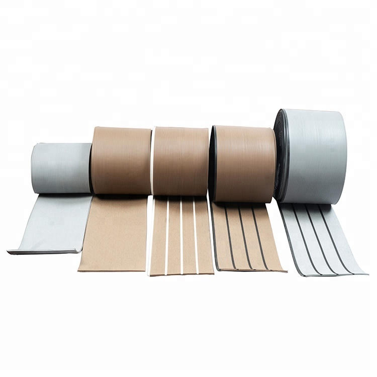 HAIXING/LIKEWOOD 19cm Width PVC Boat Teak Decking Marine Synthetic Teak for Yacht