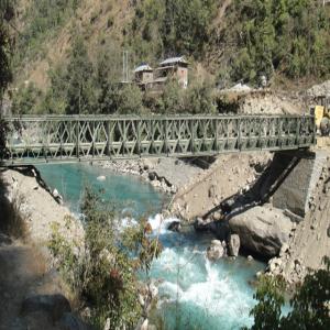 Wholesale Harzone Cb200 Type Bailey Truss Bridge / Steel Pedestrian Bridge from china suppliers