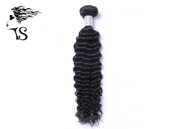 Grade 8A Deep Wave Brazilian Human Hair Weave Unprocessed Hair 18 Inch Tangle