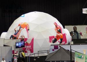 Wholesale Metal Steel Frame Geodesic Dome Tent With White Powder Coated Frame For Exhibitions Fairs from china suppliers