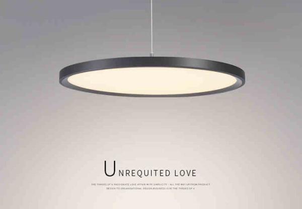 Interior Domestic LED Lighting Pendant Circular Panel 24w 30w 37w 48w 62w