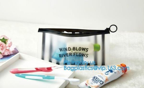 A4 file bag slider zipper envelope slider closure bag, Swimwear Packaging With