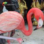 CE Customise Fiberglass Animal Statues Flamingo