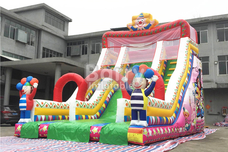 Tarpaulin Inflatable Bouncer Rabbit Jumping Castle Bounce House With Slide