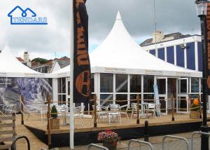 Wholesale Custom Steel Aluminum White PVC Garden Pagoda Marquee Tent from china suppliers