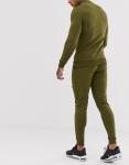 Bodybuilding Mens Tracksuit Set , Slim Fit Jogging Suits Anti - Bacterial