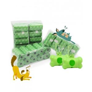 Wholesale Plastic Compostable Dog Poop Bags Bio Waste Bag PLA PBAT from china suppliers