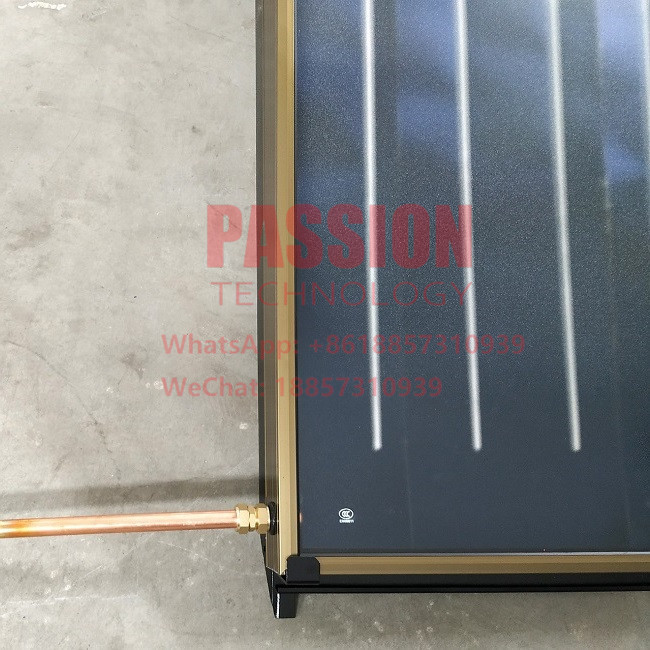 Pressurized Flat Plate Solar Collector Glass Wool Insulation Solar Water Heater
