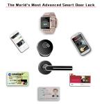 Contactless Card Key Apartment Door Locks Offer Free Software Battery Operatred