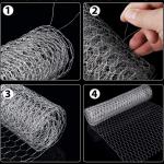 Hexagonal net breeding circle chicken bird fence net cage net flower art
