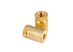 Wholesale Precision Insert Brass Knurled Thumb Nut , Equipment Parts Custom Brass Fasteners from china suppliers