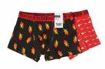 Stockpapa 95% Cotton 5% Spandex Men'S Printed Boxer Shorts
