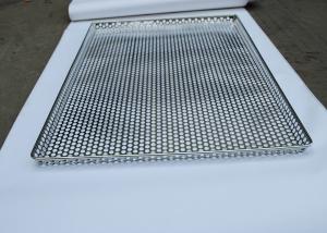 Wholesale 304 Perforated Baking Commercial Oven Trays For Hot Dog Bun Baking from china suppliers