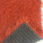 Rainbow Plastic Kids Blue Artificial Grass Carpet Mat For Kindergarten Play Area