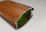 Customized Wood Effect Aluminium Window Extrusion Aluminum Door Frame Profile