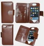 iPhone4S Deluxe Wallet Leather Case(credit card slots avaiable)