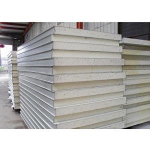 Wholesale Lightweight Metal EPS Sandwich Panel 38 - 40kg/m3 Core Density 0.3 - 0.6mm Steel from china suppliers