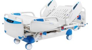 Wholesale Nine Function Medical Hospital Bed , ICU Room Fully Automatic Hospital Bed from china suppliers