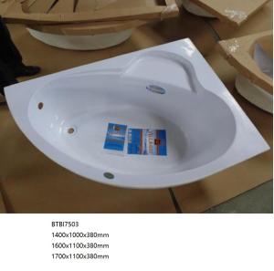 Wholesale Solid Surface Acrylic Built-in Tub Slip Resistant With Drain Hotel / Home Using from china suppliers
