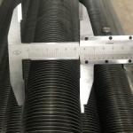 DELLOK Round Spacer Wrapped Tension 25.4mm Copper Finned Tube