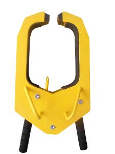 Wholesale Yellow A3 Steel Anti Theft Wheel Lock 2.0mm Thick For Police Lock Cars from china suppliers