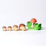 No Deformation Handmade Wooden Animals Wood Bird Figurines Toys